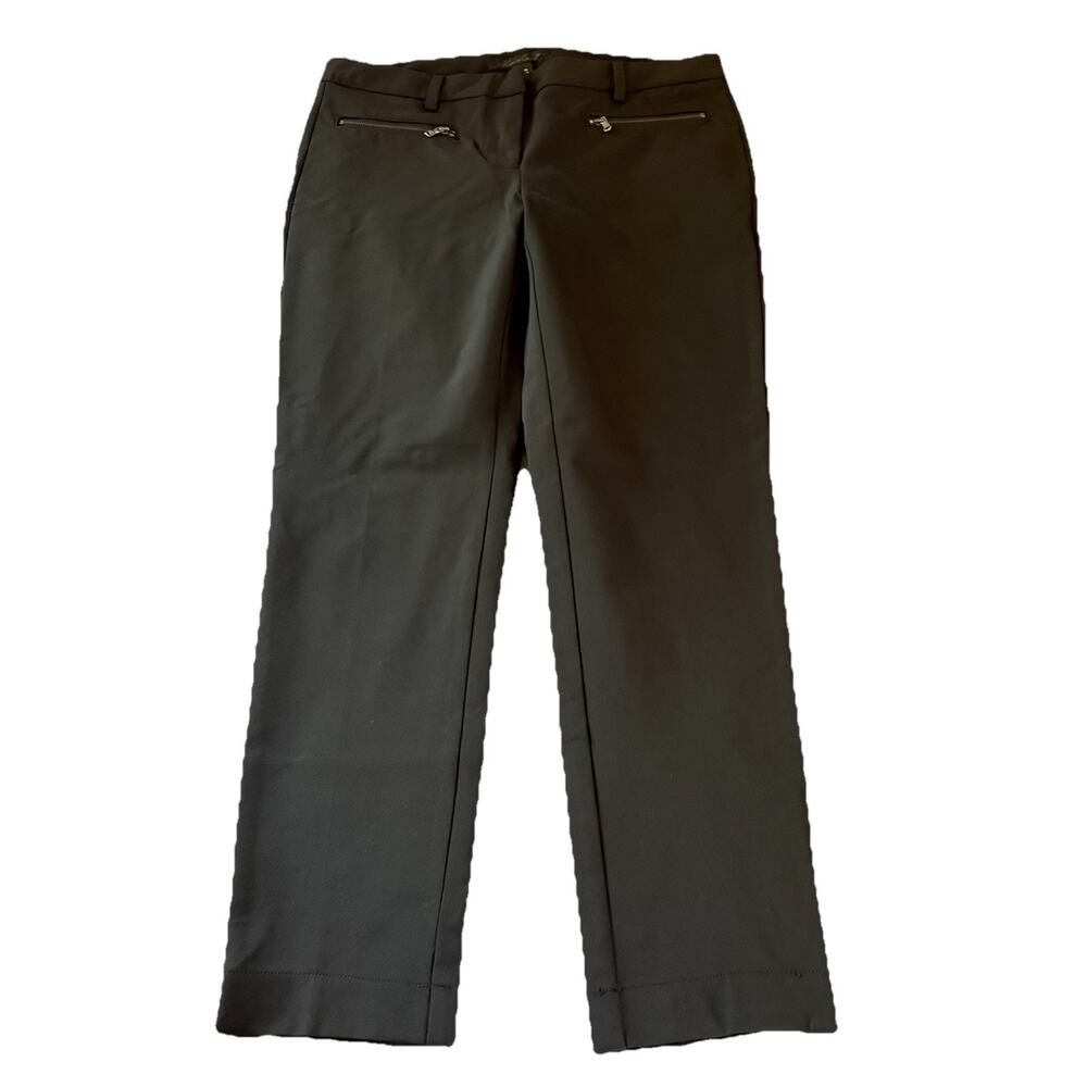 Kenneth Cole Black Ankle Dress Pants Career Office Business Tag 6 Fits 10